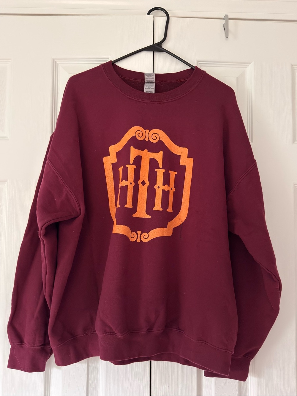 Disney Tower of Terror Maroon Crewneck Sweatshirt